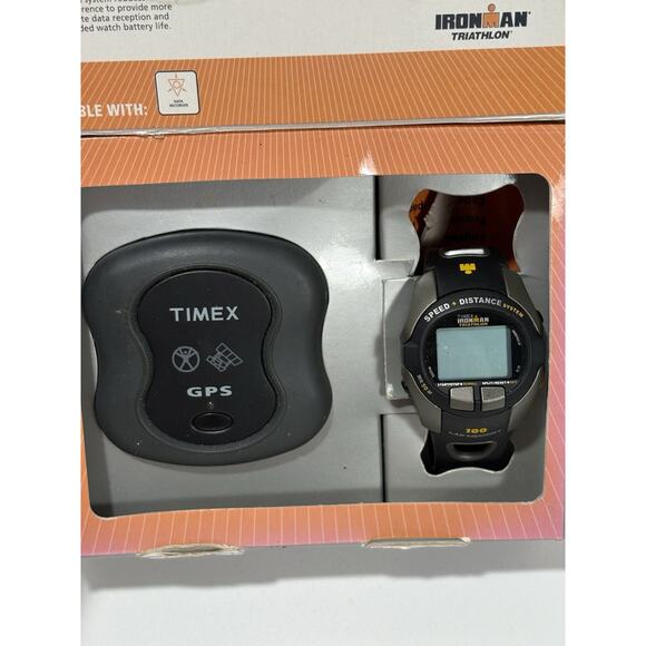 Timex Ironman Triathlon 100 Lap Memory Watch WR50M and GPS Unit New In‎ Box!! - Picture 5 of 7